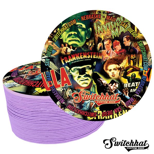 switchhat limited edition classic monsters coasters