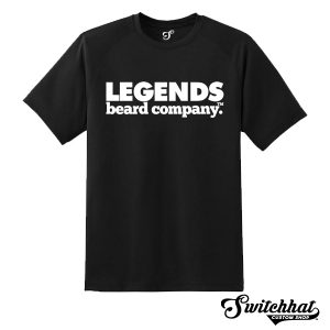 legends beard official branded tee shirt