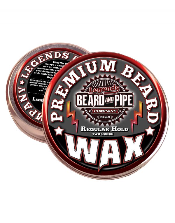 legends beard support control wax