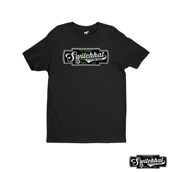 switchhat new logo full color official tee shirt black